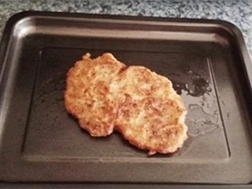 Überbackenes Schnitzel mit Rotkohl und Stampfkartoffeln - Rezept - Bild Nr. 10