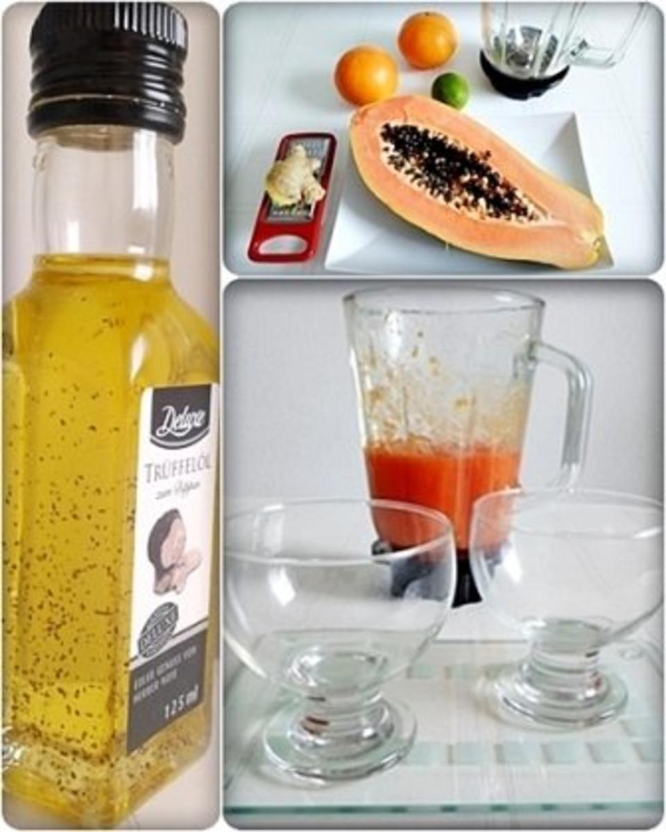 Fruchtsafthaltiger Papaya-Ingwer-Orange-Limette  Smoothie - Rezept - Bild Nr. 11