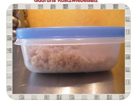 Rezept: Gewürz: Röstzwiebelsalz Bild Nr. 8 Gewürz: Röstzwiebelsalz - Rezept - Bild Nr. 8