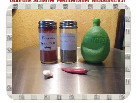 Brotaufstrich: Scharfer mediterraner Brotaufstrich - Rezept - Bild Nr. 6