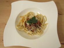 Bolognese-Ragout mit 3 verschiedenen Sorten Fleisch  an selbstgemachter Pasta - Rezept