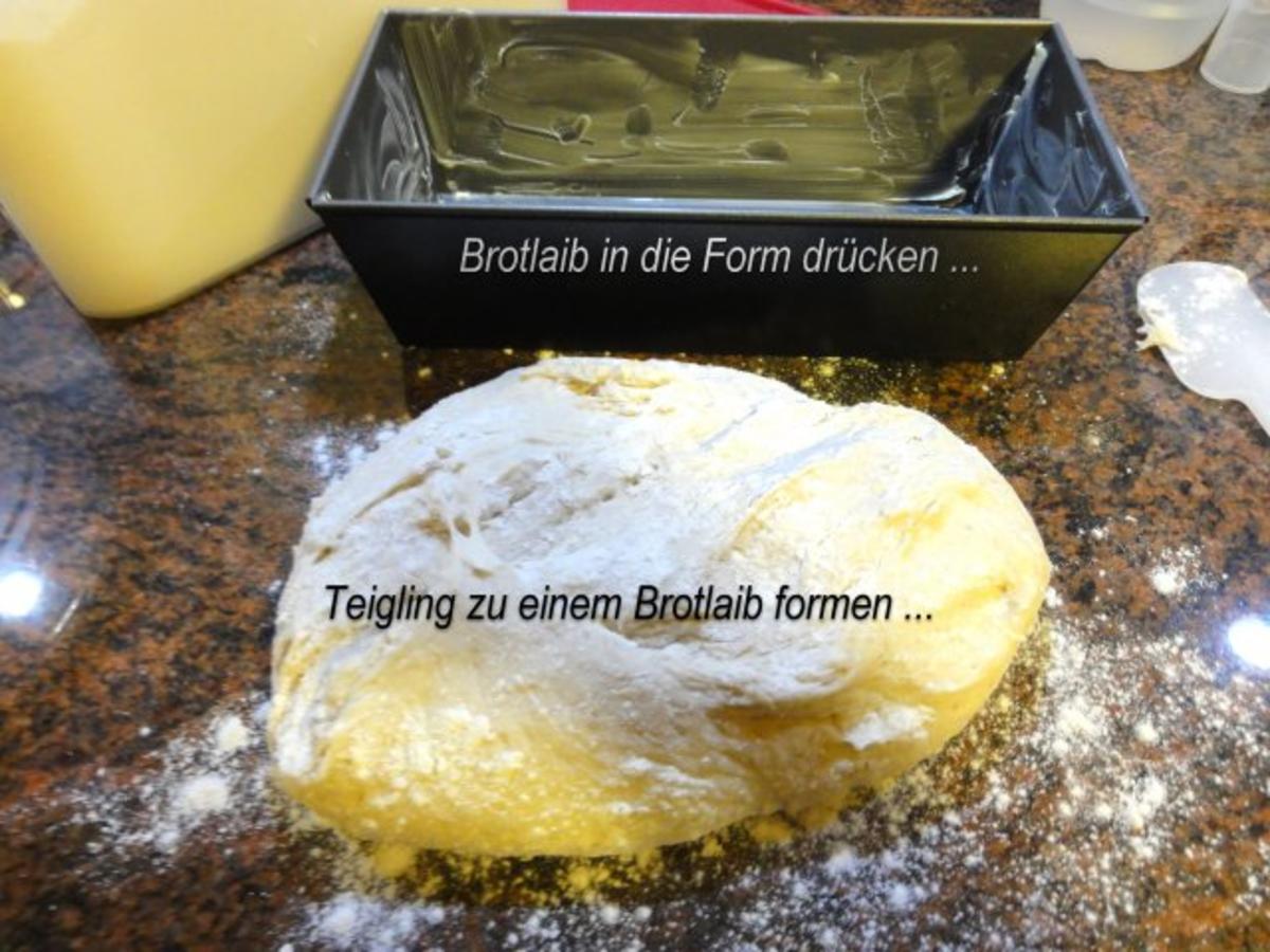 Brot:   BUTTERMILCHBROT  (750gr) - Rezept - Bild Nr. 3