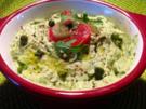 Rucola-Käsecreme mit  Pistazien - Rezept