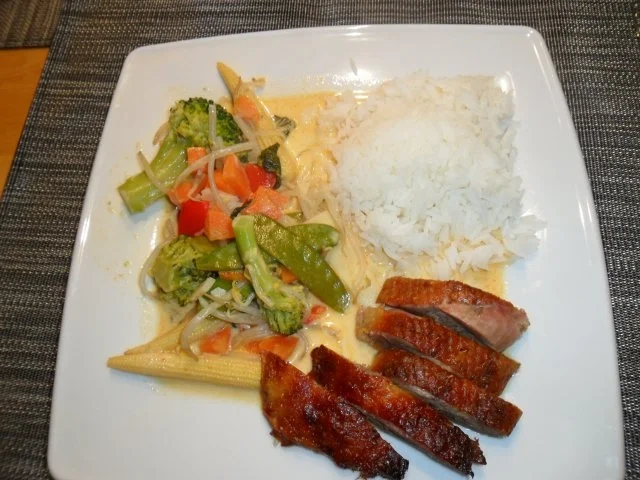 Thaicurry mit Ente - Rezept
