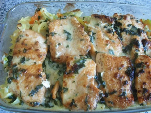 Lachs auf Gemüse und Nudeln - Rezept - Bild Nr. 9