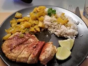 Hähnchenbrust mit Mango-Paprika Gemüse - Rezept
