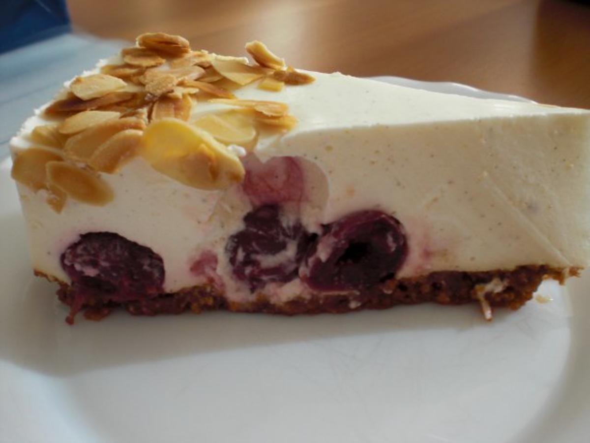 Kirsch-Joghurttorte aus dem Kühlschrank - Rezept - kochbar.de