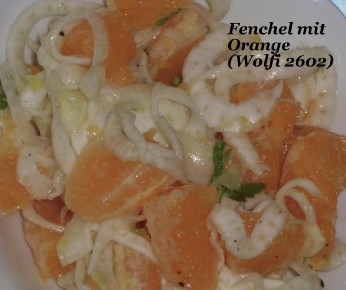 Beilage Salat : Fenchel-Orangen-Salat - Rezept
