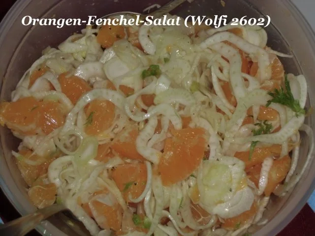 Rezept: Beilage Salat : Fenchel-Orangen-Salat Bild Nr. 3 Beilage Salat : Fenchel-Orangen-Salat - Rezept - Bild Nr. 3