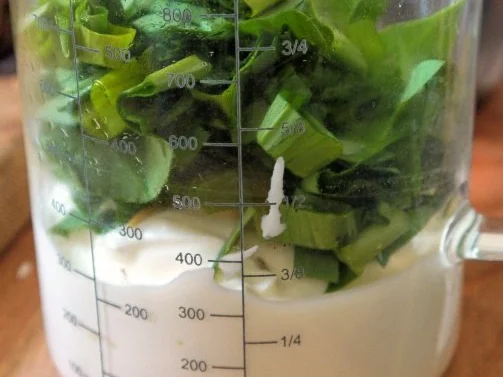 Rezept: Bärlauch-Joghurt-Kartoffelsalat Bild Nr. 8 Bärlauch-Joghurt-Kartoffelsalat - Rezept - Bild Nr. 8