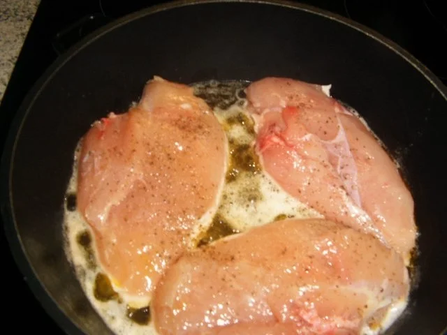 Rezept: Hähnchenbrust mit Bärlauchkruste Bild Nr. 8 Hähnchenbrust mit Bärlauchkruste - Rezept - Bild Nr. 8