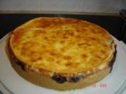 Heidelbeerkuchen mit saure Sahneguß - Rezept