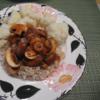 Pilz - Gulasch dazu Zitronenblumenkohl und Naturreis - Rezept