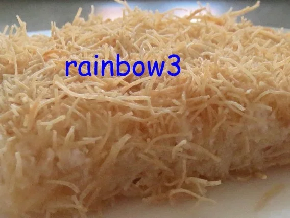 Dessert: Kadayif mit Cremefüllung - Rezept