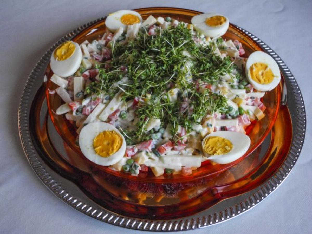 Salate: Gute Laune Käsesalat - Rezept mit Bild - kochbar.de