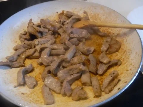 Kalbsgeschnetzeltes in Weißwein-Sahne-Soße - Rezept - Bild Nr. 5