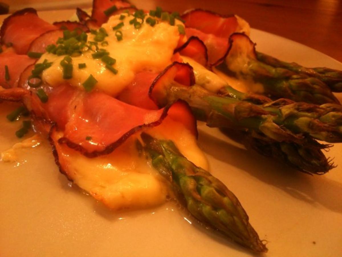 Spargelröllchen mit Schinken &amp; Käse - einfach - von sTinsche