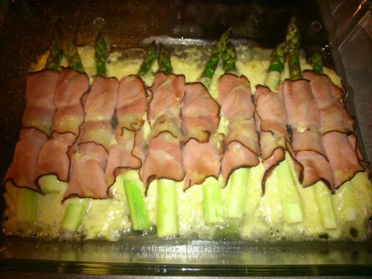 Spargelröllchen mit Schinken &amp; Käse - einfach - von sTinsche