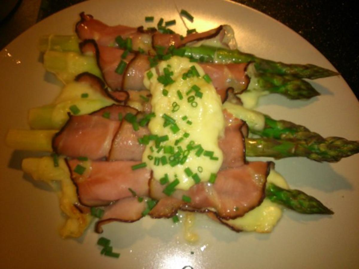 Spargelröllchen mit Schinken & Käse - einfach - von sTinsche Spargelröllchen mit Schinken & Käse - einfach - von sTinsche