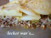 Hacktorte mit Kartoffelhaube - Rezept