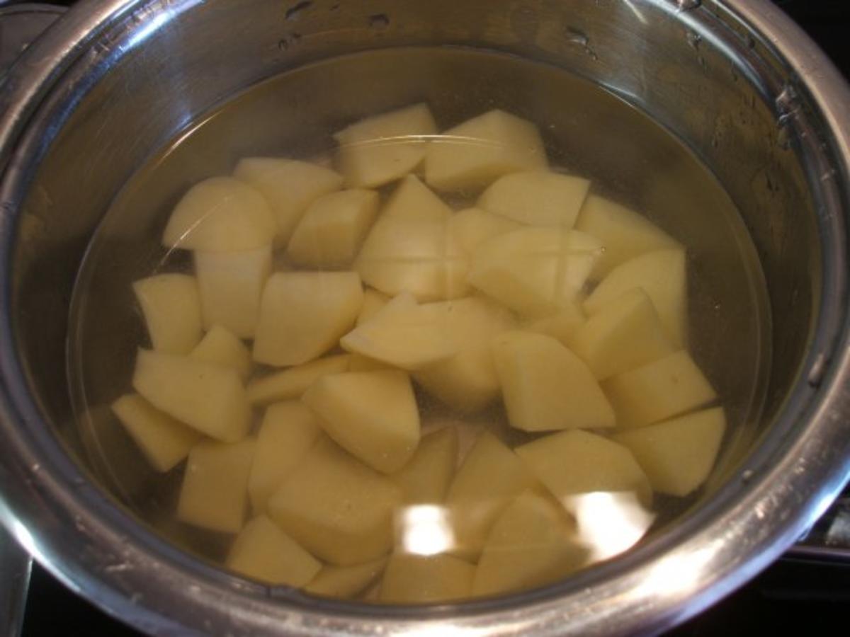 Kartoffeln: Püree mit Grünem Spargel und Bärlauch - Rezept - Bild Nr. 3