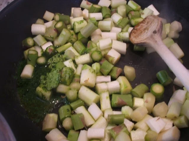 Kartoffeln: Püree mit Grünem Spargel und Bärlauch - Rezept - Bild Nr. 4