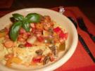 Paprika-Würstchen-Gulasch>> - Rezept