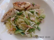 Schnitzel mit Gurken-Glasnudel-Salat - Rezept