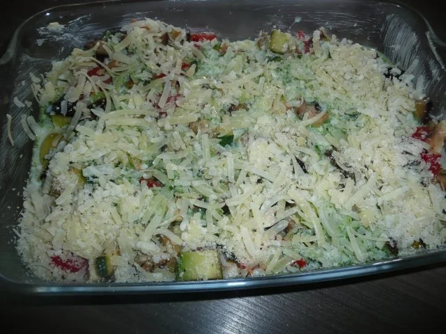 Rezept: Cannelloni Mediterran in Bärlauch - Bechamelsoße überbacken . Bild Nr. 9 Cannelloni Mediterran in Bärlauch - Bechamelsoße überbacken . - Rezept - Bild Nr. 9