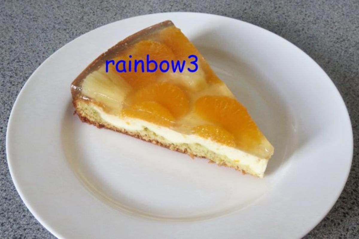 Bilder für Backen: Quark-Obst-Torte mit Pistazienboden - Rezept