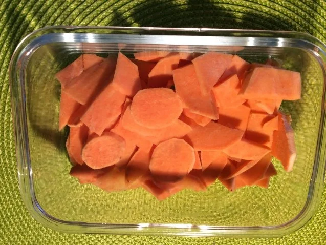 Chorizo-Süßkartoffel-Auflauf und ein Bärlauch-Frischkäse-Dip - Rezept - Bild Nr. 4