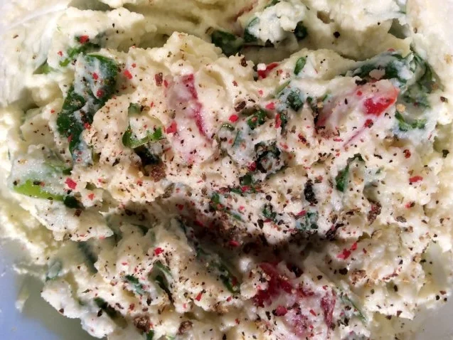 Chorizo-Süßkartoffel-Auflauf und ein Bärlauch-Frischkäse-Dip - Rezept - Bild Nr. 7