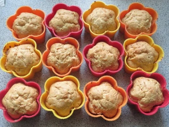 Rezept: Backen: Möhren-Muffins Bild Nr. 4 Backen: Möhren-Muffins - Rezept - Bild Nr. 4