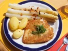 Spargel mit Schollen-Filet und Frühkartoffeln - Rezept