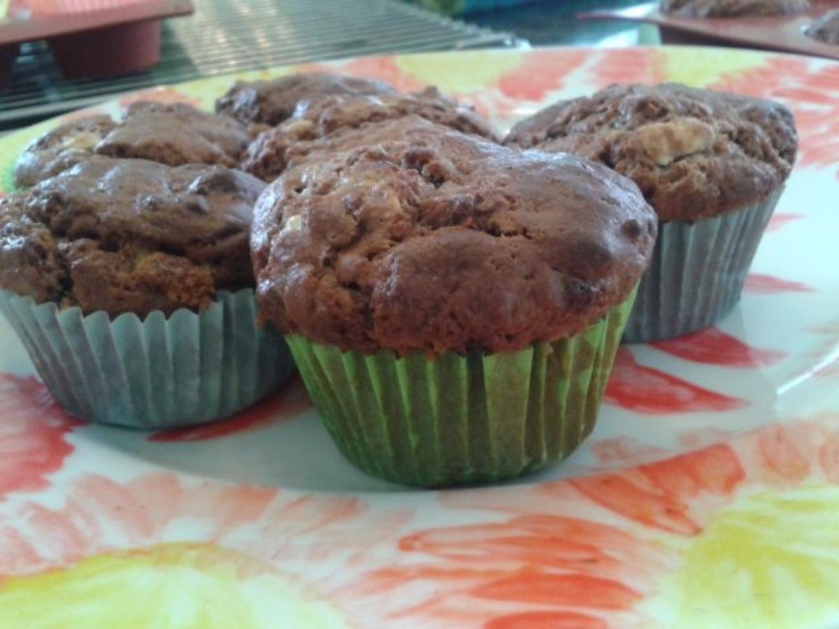 Jumbo- Schoko- Muffins - Rezept