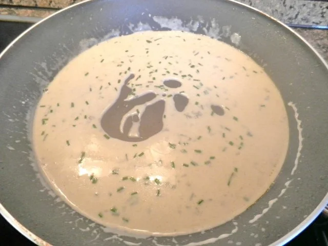 Rinder - Minutenschnitzel mit Gorgonzolasoße  ... - Rezept - Bild Nr. 6