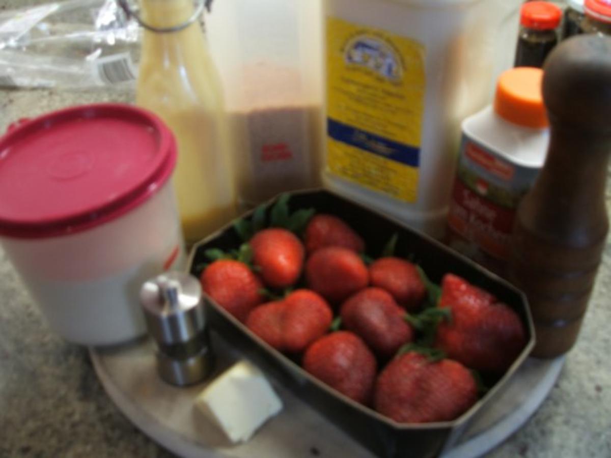 Dessert: Grießflammeri mit Eierlikör-Erdbeeren - Rezept - Bild Nr. 2