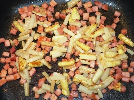 Rezept: Spargel -Schinken - Nudelpfanne Bild Nr. 8 Spargel -Schinken - Nudelpfanne - Rezept - Bild Nr. 8