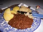 Grützwurst mit Sauerkraut>> - Rezept