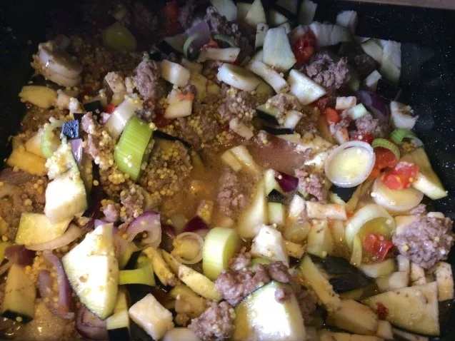 mediterraner Hirseauflauf - Rezept - Bild Nr. 5