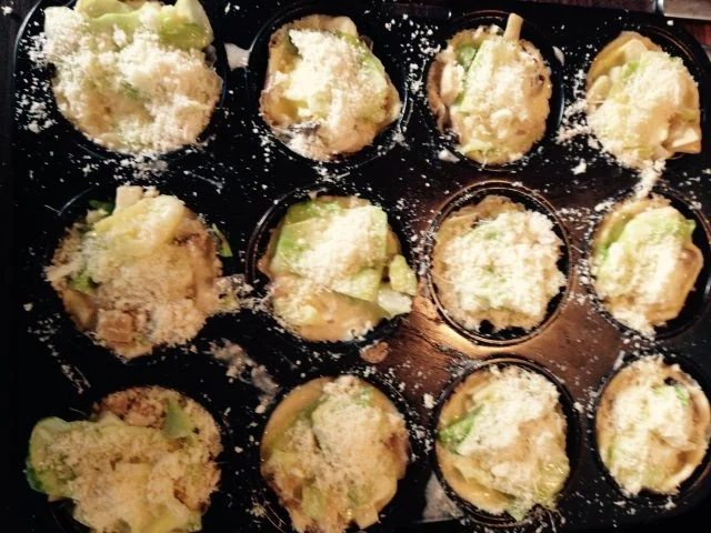 Mini-Quiches mit Kräuterseitlingen und Spitzkohl - Rezept - Bild Nr. 5