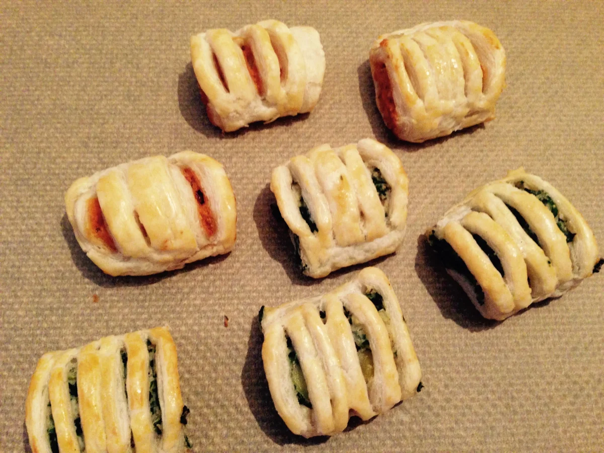 Blätterteigröllchen mit zweierlei Füllung - Rezept - Bild Nr. 85