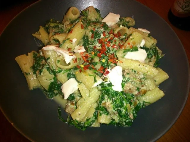 Rezept: Spinat-Ricotta-Pasta Bild Nr. 2 Spinat-Ricotta-Pasta - Rezept - Bild Nr. 2