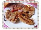 Fleisch: Mariniertes Putenschnitzel mit Pizzabrot - Rezept