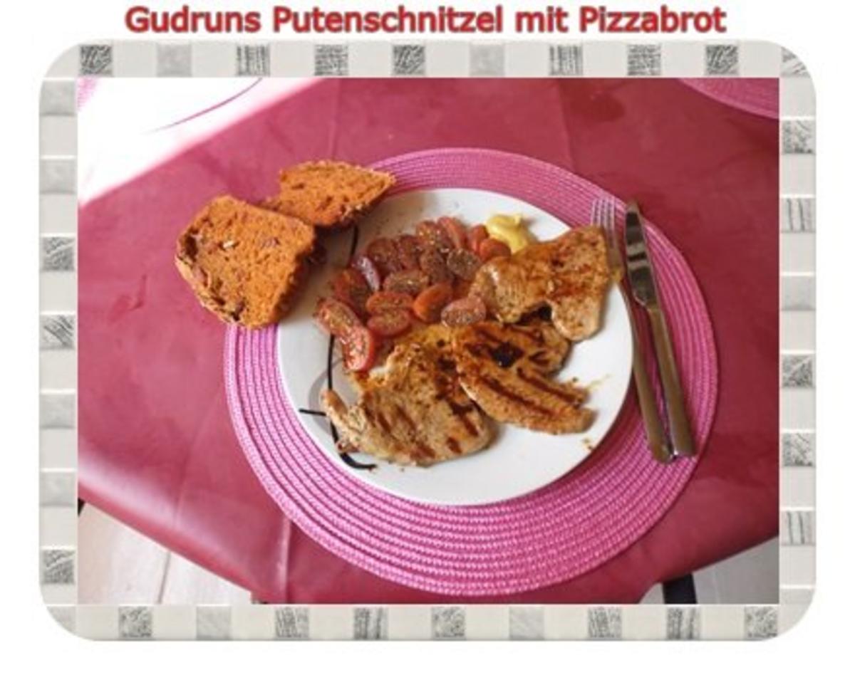 Fleisch: Mariniertes Putenschnitzel mit Pizzabrot - Rezept - Bild Nr. 8