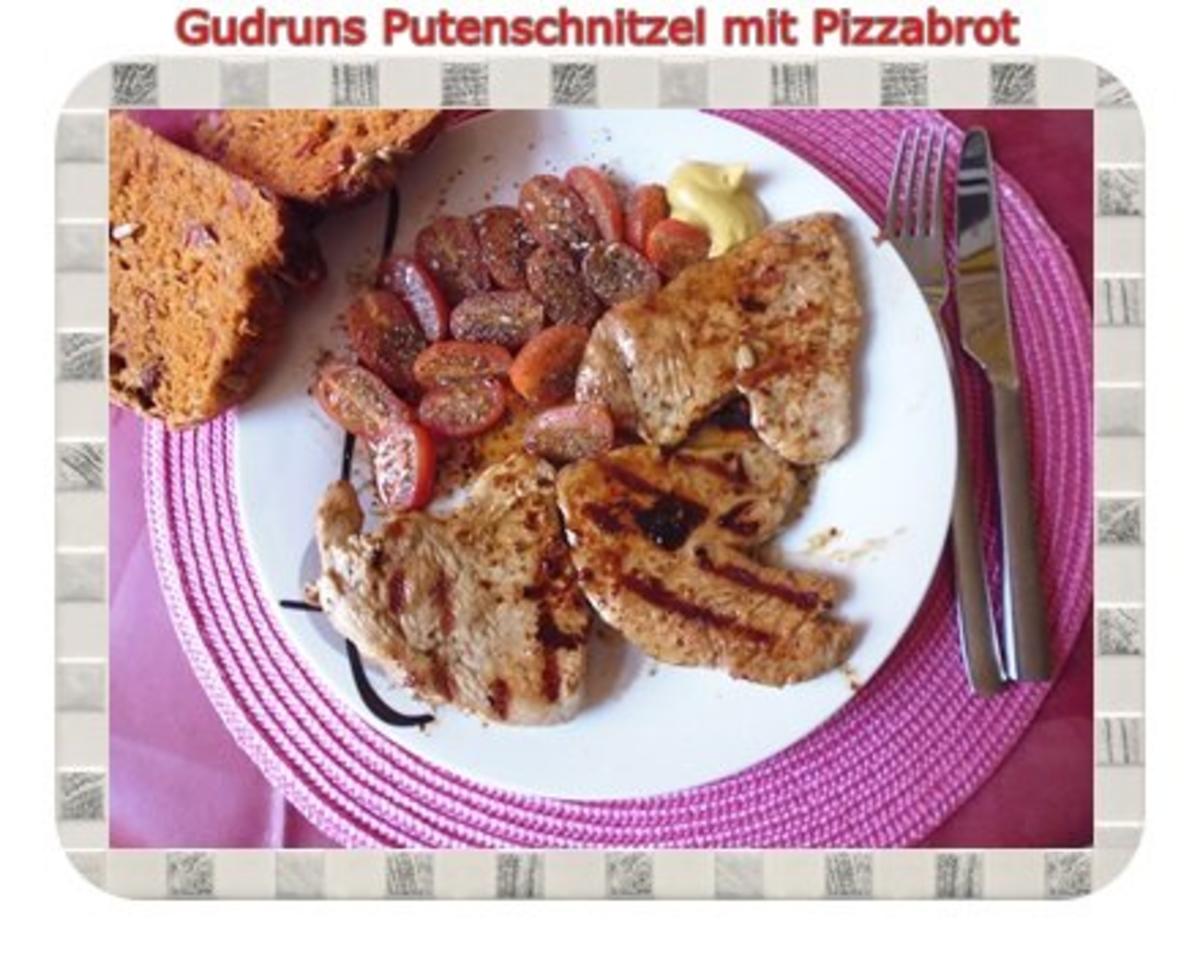 Fleisch: Mariniertes Putenschnitzel mit Pizzabrot - Rezept - Bild Nr. 9