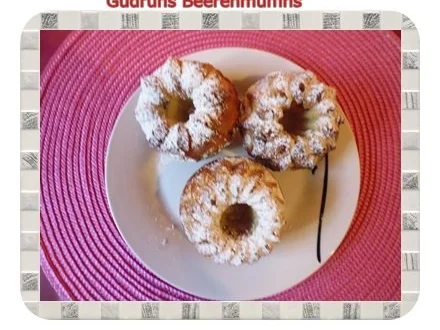 Rezept: Muffins: Beerenmuffins Bild Nr. 26 Muffins: Beerenmuffins - Rezept - Bild Nr. 26
