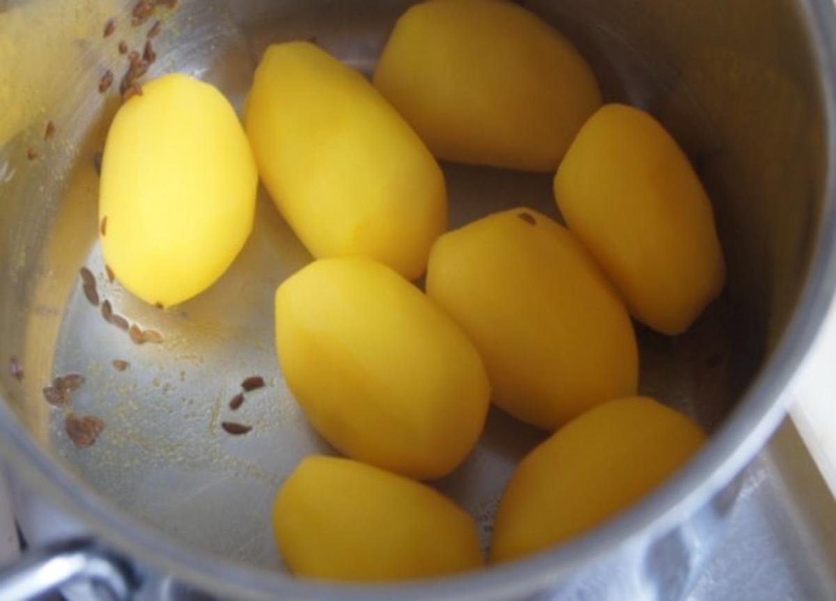 Paprikagemüse mit Puten-Ministeaks und gelben Kartoffeln - Rezept - Bild Nr. 11