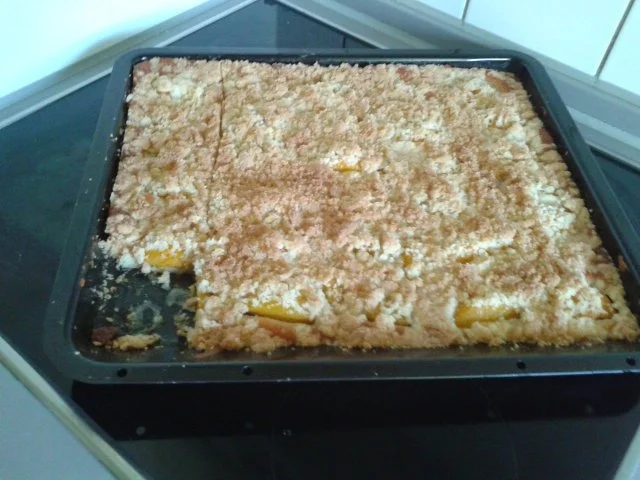 Rezept: Aprikosenkuchen mit Kokosstreuseln Aprikosenkuchen mit Kokosstreuseln - Rezept