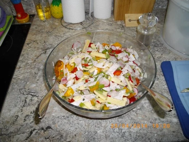 Bunter Käsesalat - Rezept - Bild Nr. 3